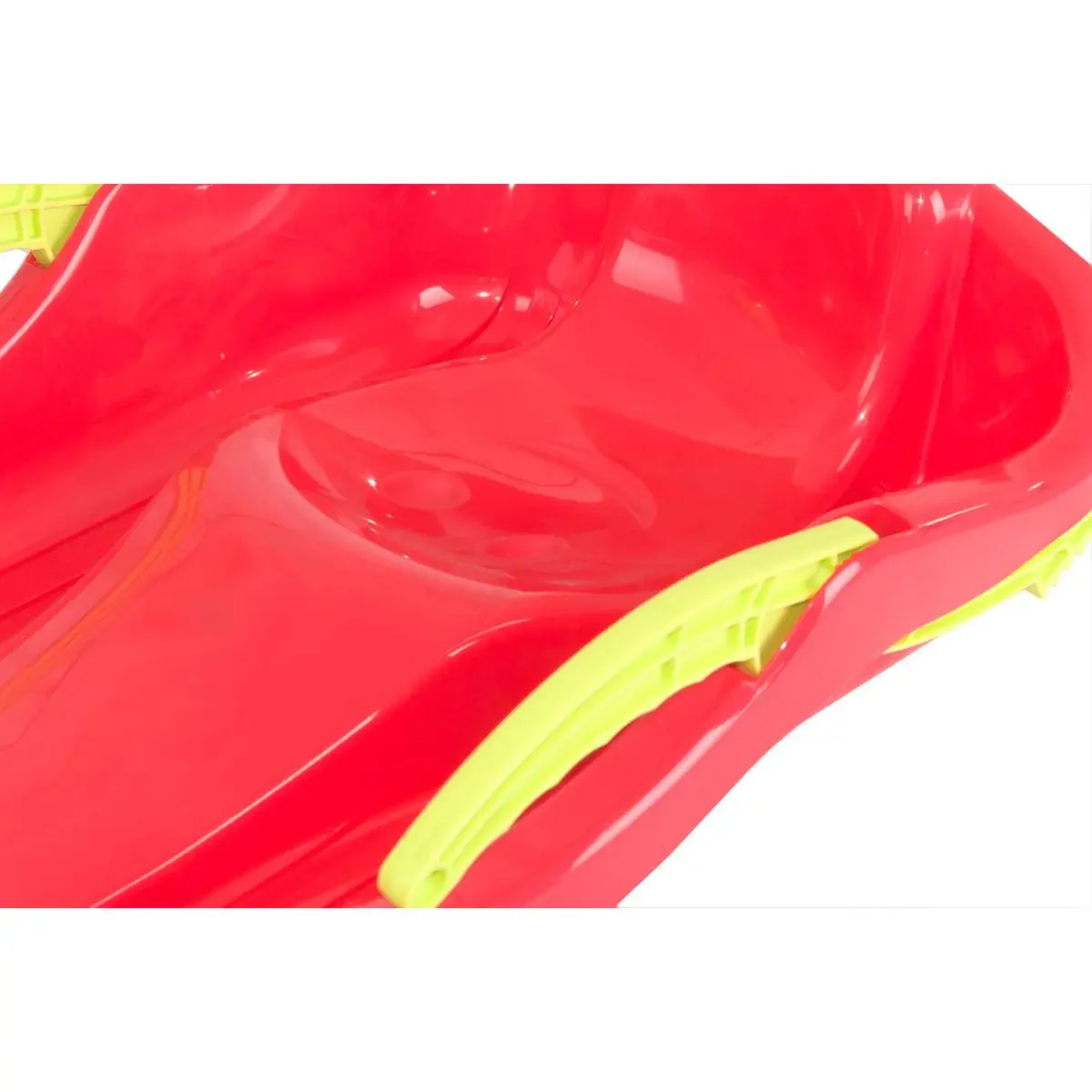 crvene plastične sanjke race s s kočnicama - slika 6