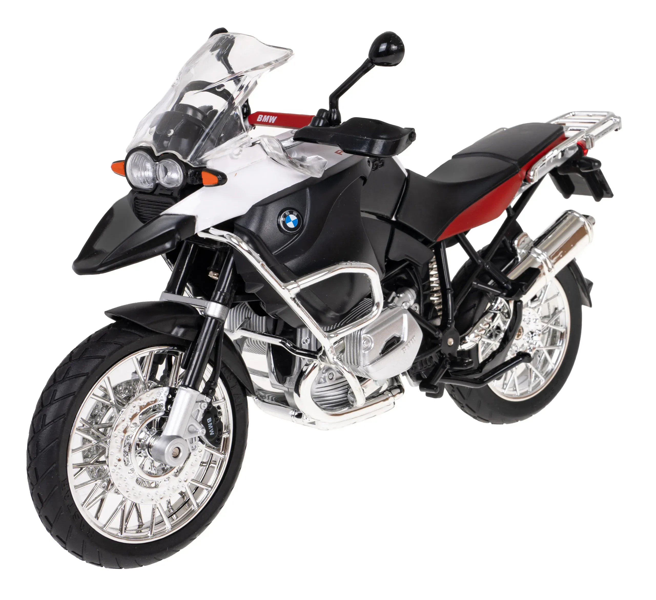 rastar motocikl bmw r1200gs 1:9 bijeli - slika 2