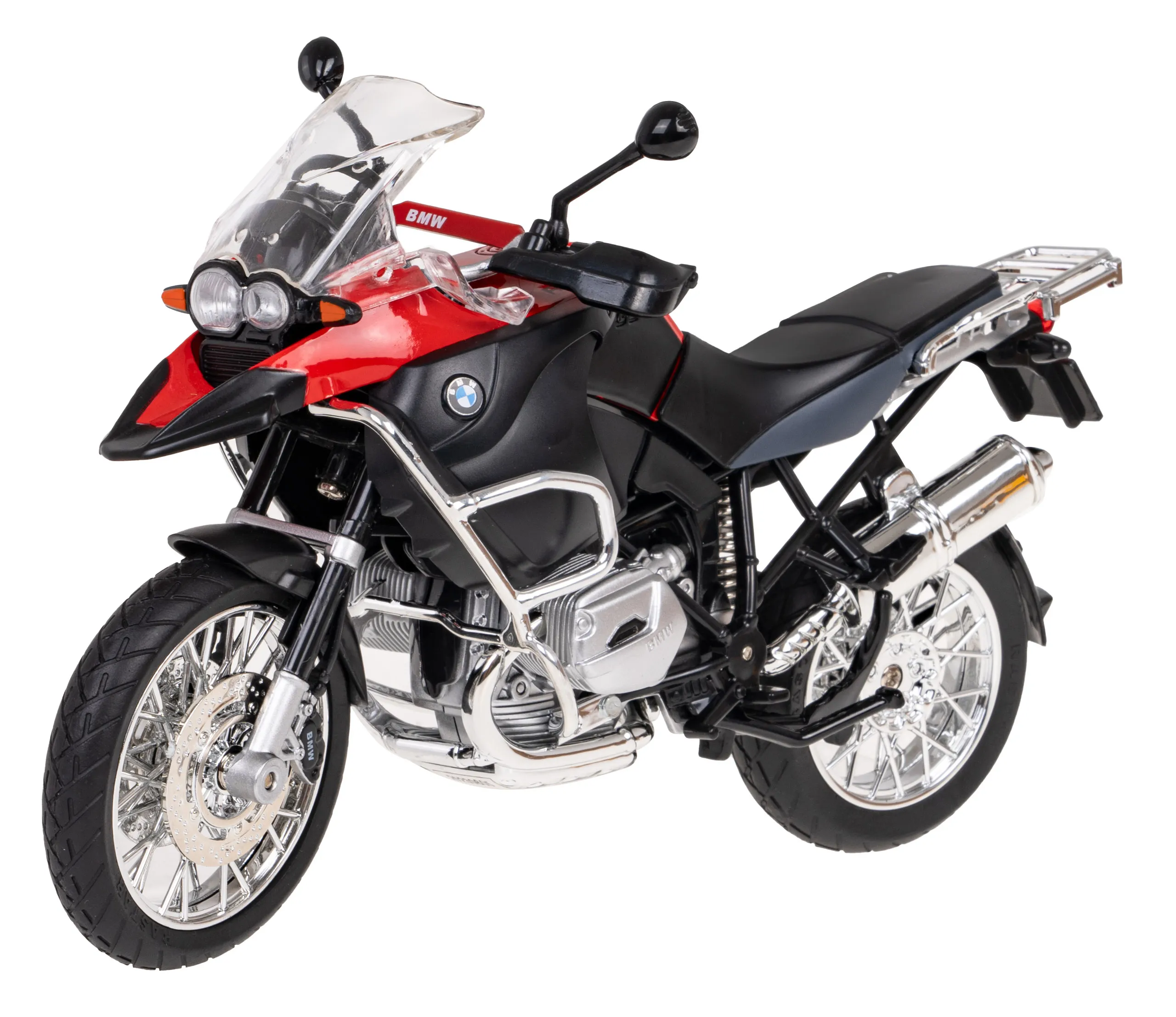 rastar motocikl bmw r1200gs 1:9 crveni - slika 3