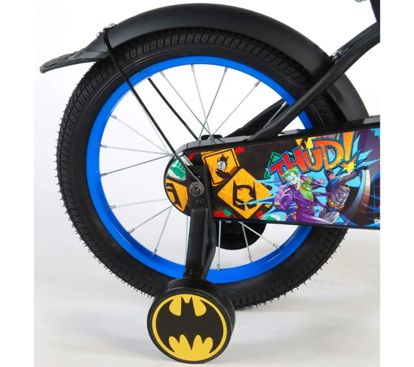 dječji bicikl batman 16" - crni s plavim detaljima - slika 6