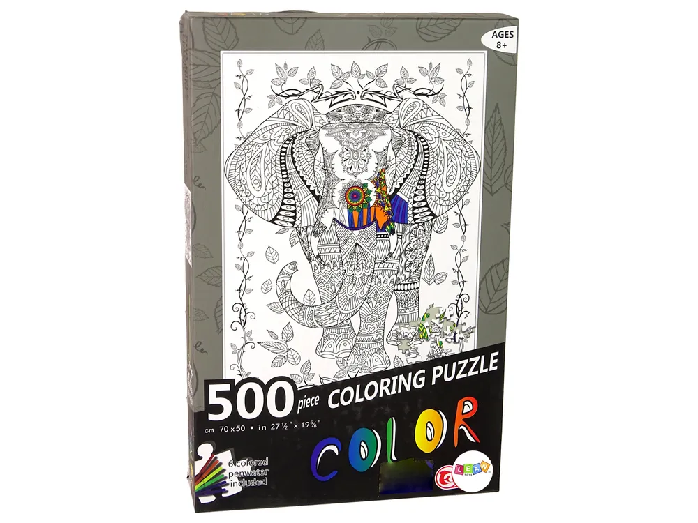 puzzle za bojanje 500kom. slon - slika 4