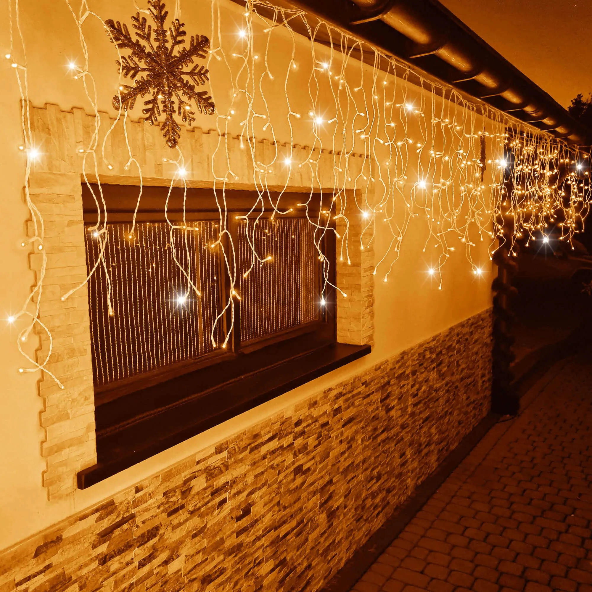 springos svjetlosna zavjesa, 500 led - slika 8
