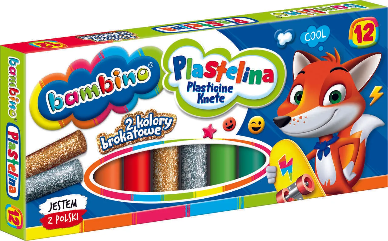 bambino šareni plastelin 12 boja - slika 5