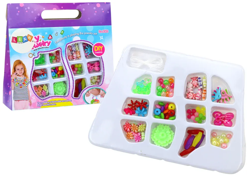 diy kreativni set šarenih perli za izradu nakita - slika 2