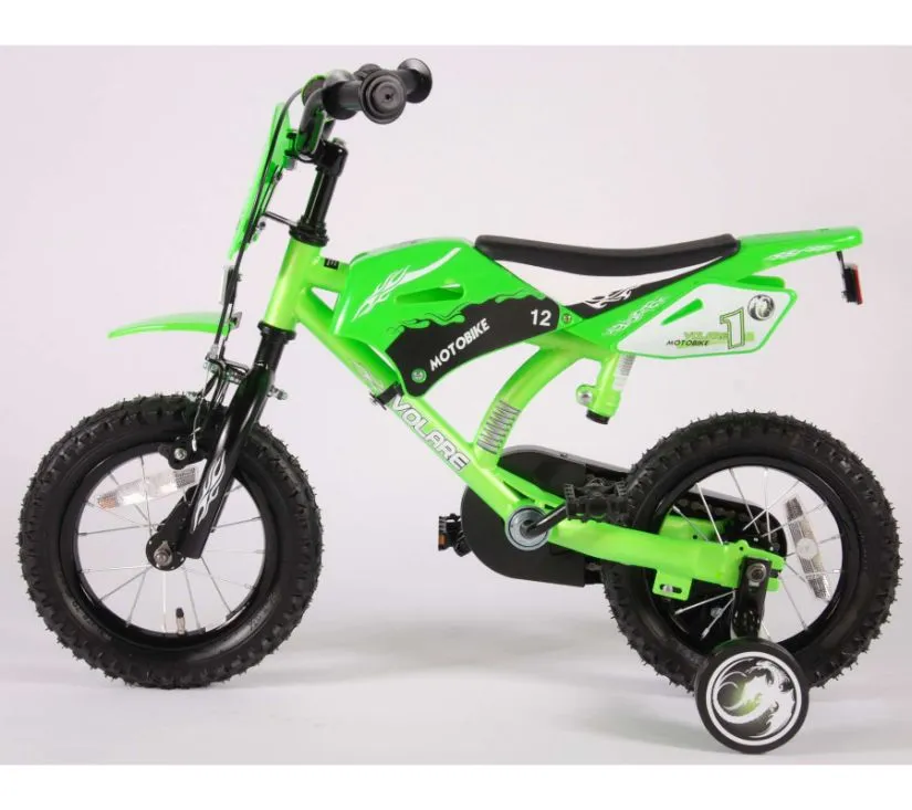 volare dječji bicikl - motor 12" zeleni - slika 13