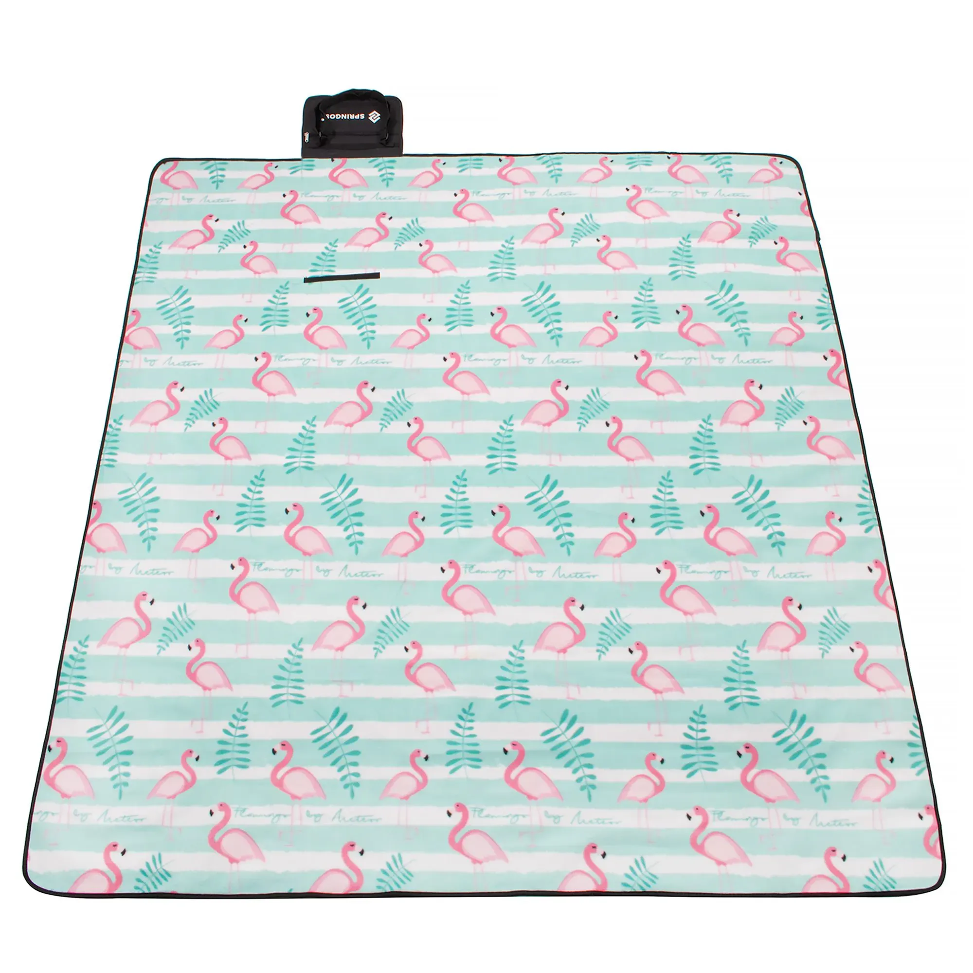 deka za piknik 200 x 200 cm flamingo - slika 2