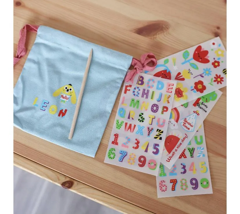 woopie art&fun kreativni set torbe + naljepnice 109 kom. - slika 3