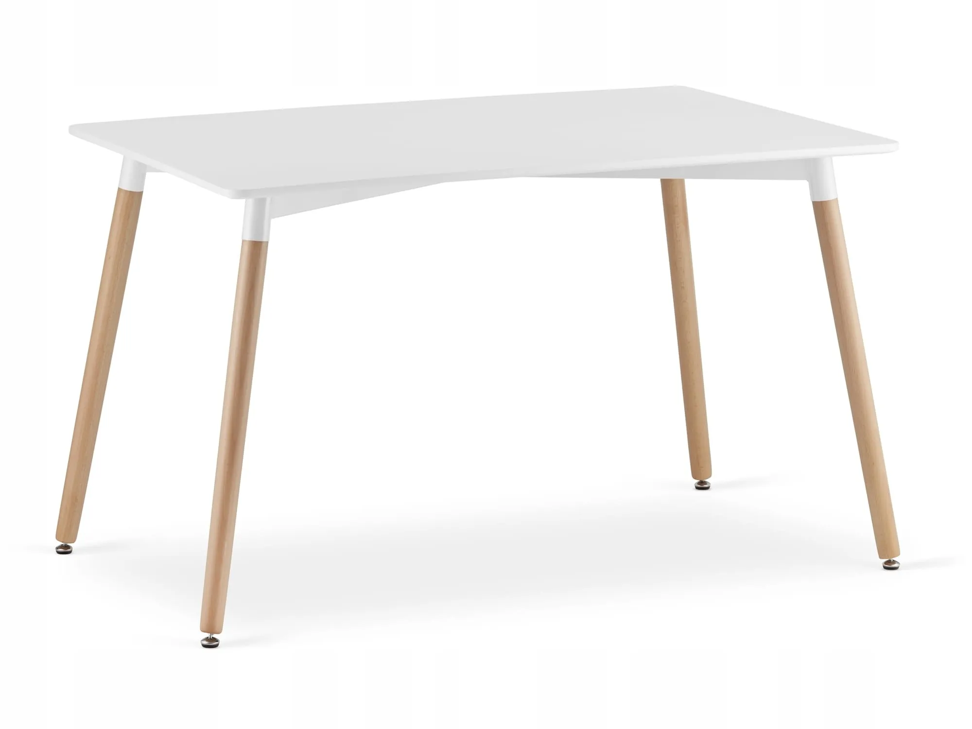 adria pravokutni stol 120x80 bijeli + 4 mark crne stolice - slika 11