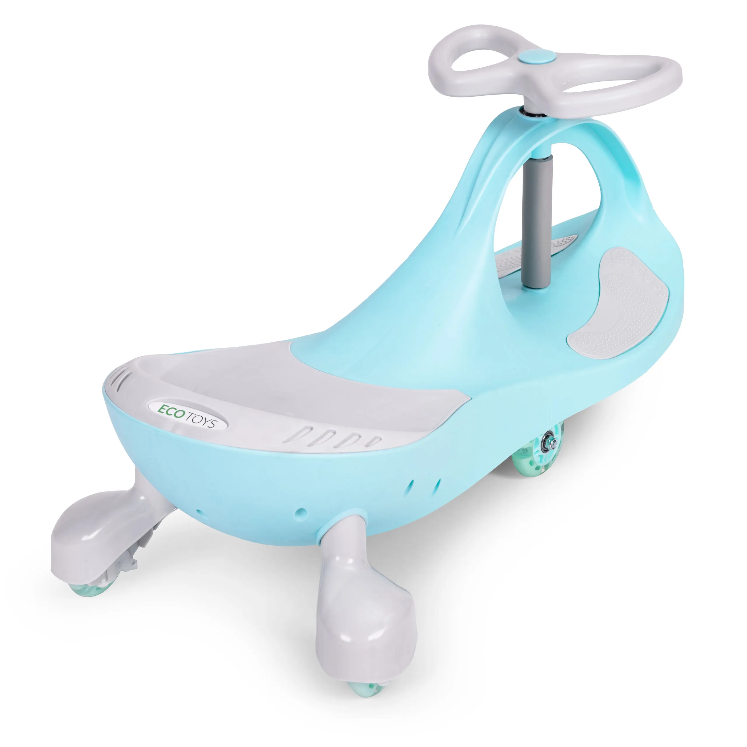ecotoys guralica sa led kotačima - plavi - slika 5