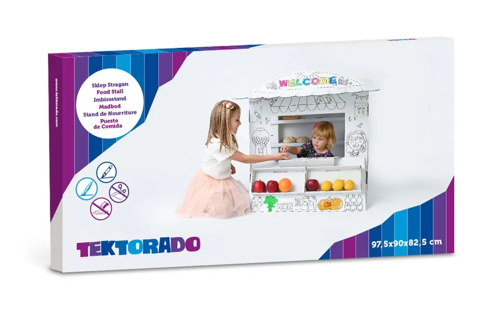 štand - igračka za bojanje od kartona - slika 3