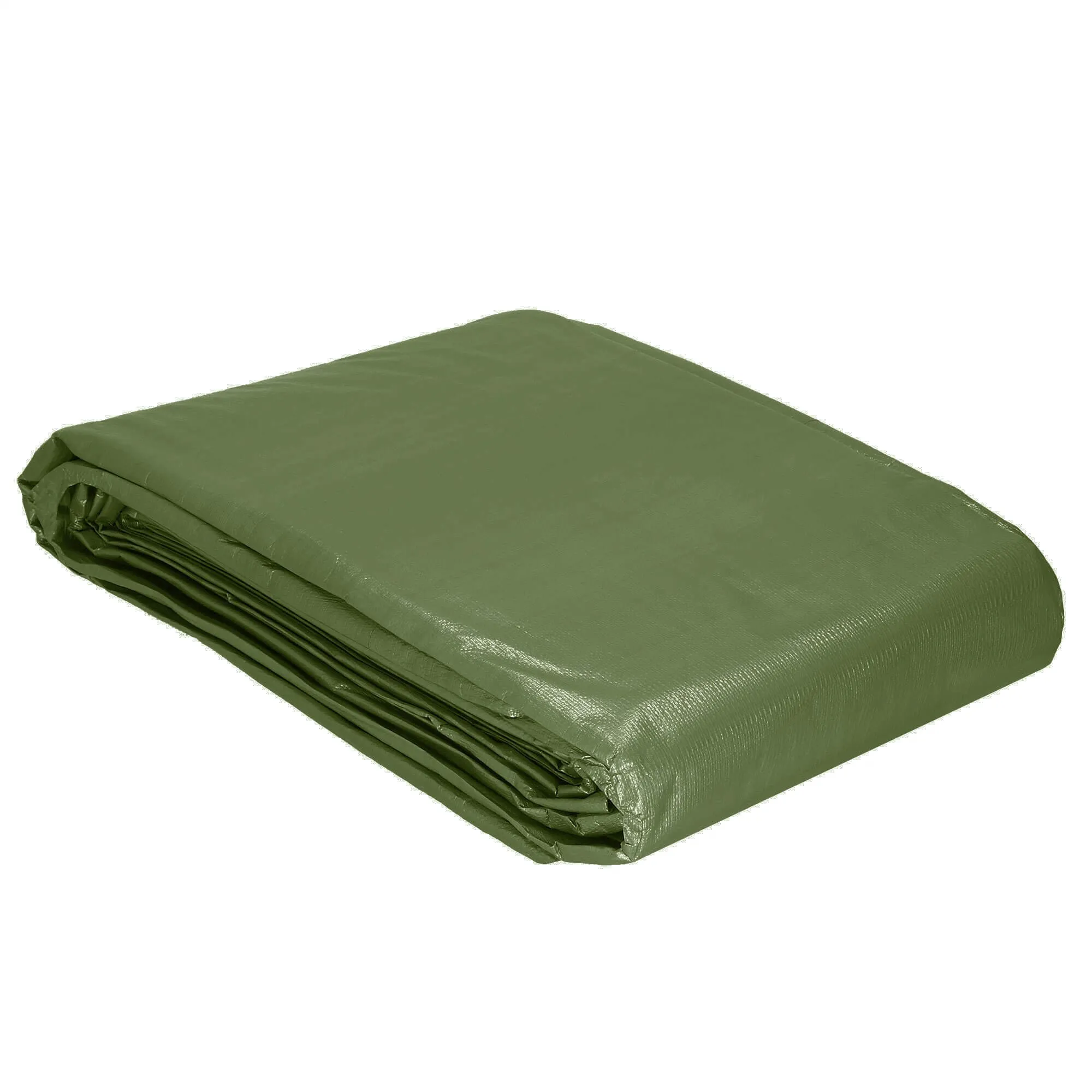 cerada 6 x 9 m tamnozelena srebrna - slika 10