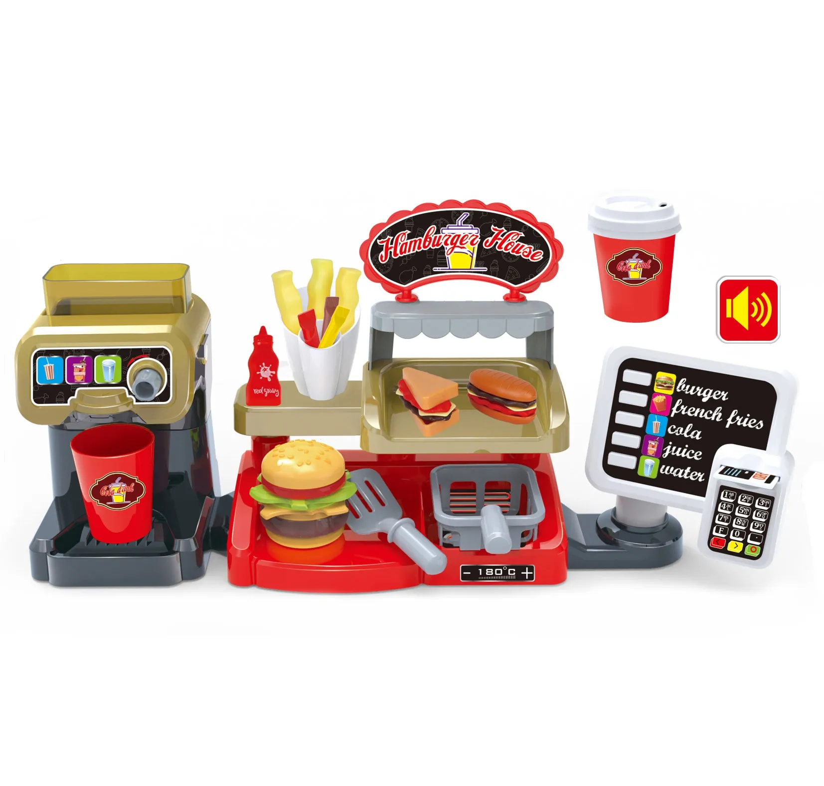 woopie fast food blagajna xxl + aparat za piće - slika 6