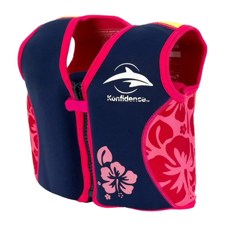 konfidence prsluk za spašavanje pink hibiskus 1,5-3 god - slika 2