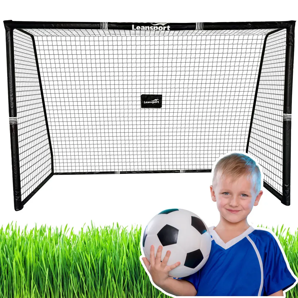 prijenosni nogometni gol za djecu metalni 180x120x60cm - slika 2