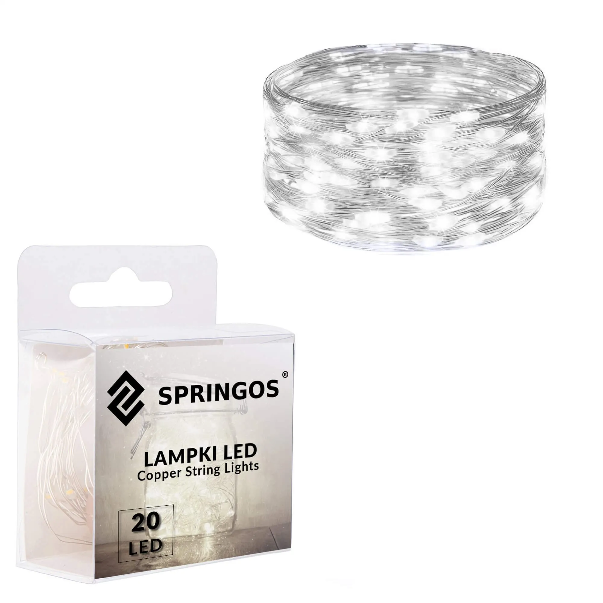 led lampice na baterije – 20 led dioda hladno bijela - slika 11