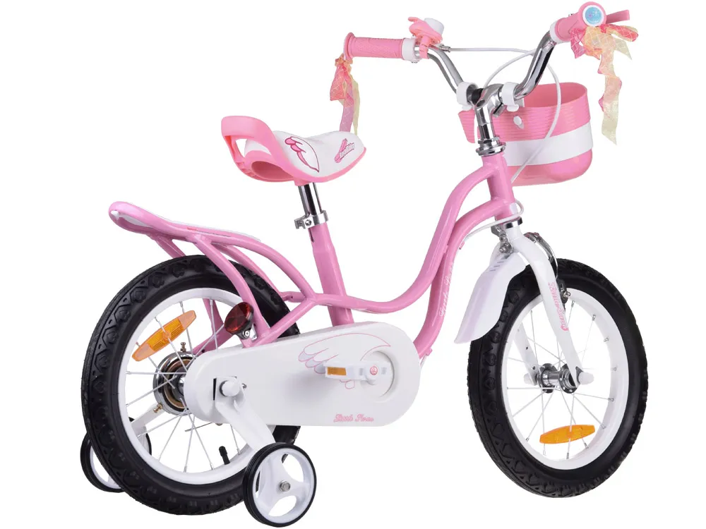 royalbaby bicikl 14" little swan, rozi - slika 4