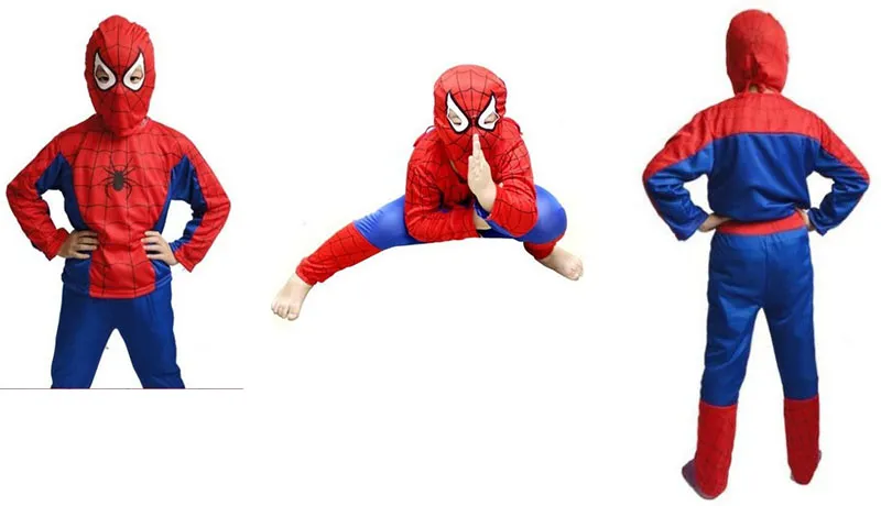 spiderman kostim veličina l 120-130cm - slika 4