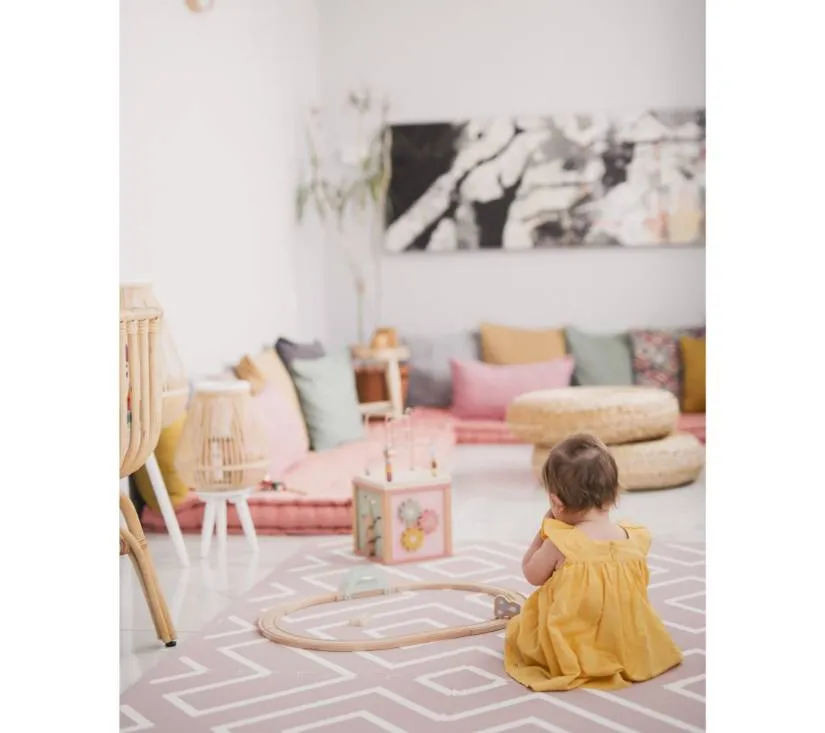 eeveve pjenasta puzzle podloga za igru moderni blokovi - pink 180 x 120 cm - slika 6