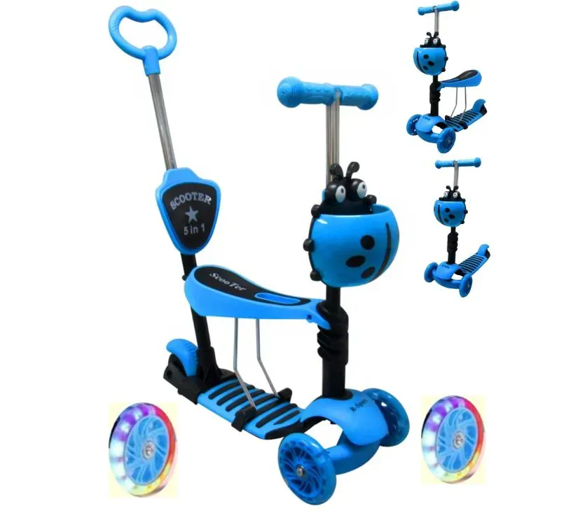romobil - guralica 5u1 plavi - slika 2