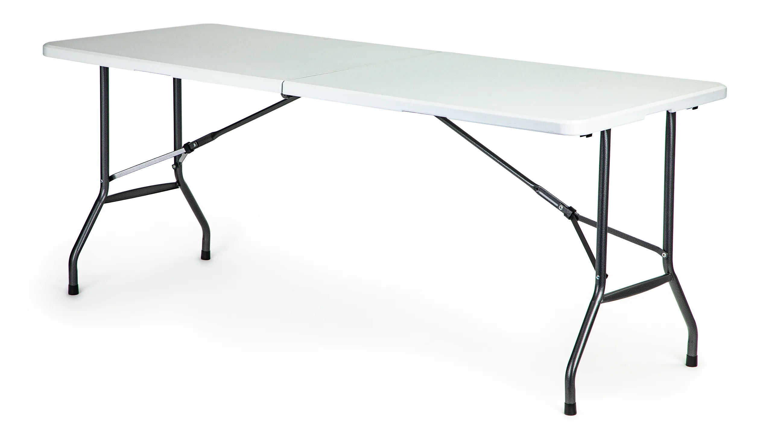 modernhome nzk-180s sklopivi stol bijeli 180x70cm - slika 3