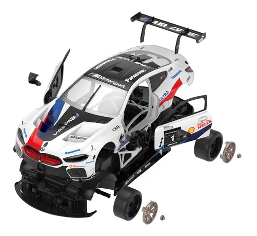 rastar bmw m8 gte na daljinsko upravljanje 1:18 bijeli - slika 3