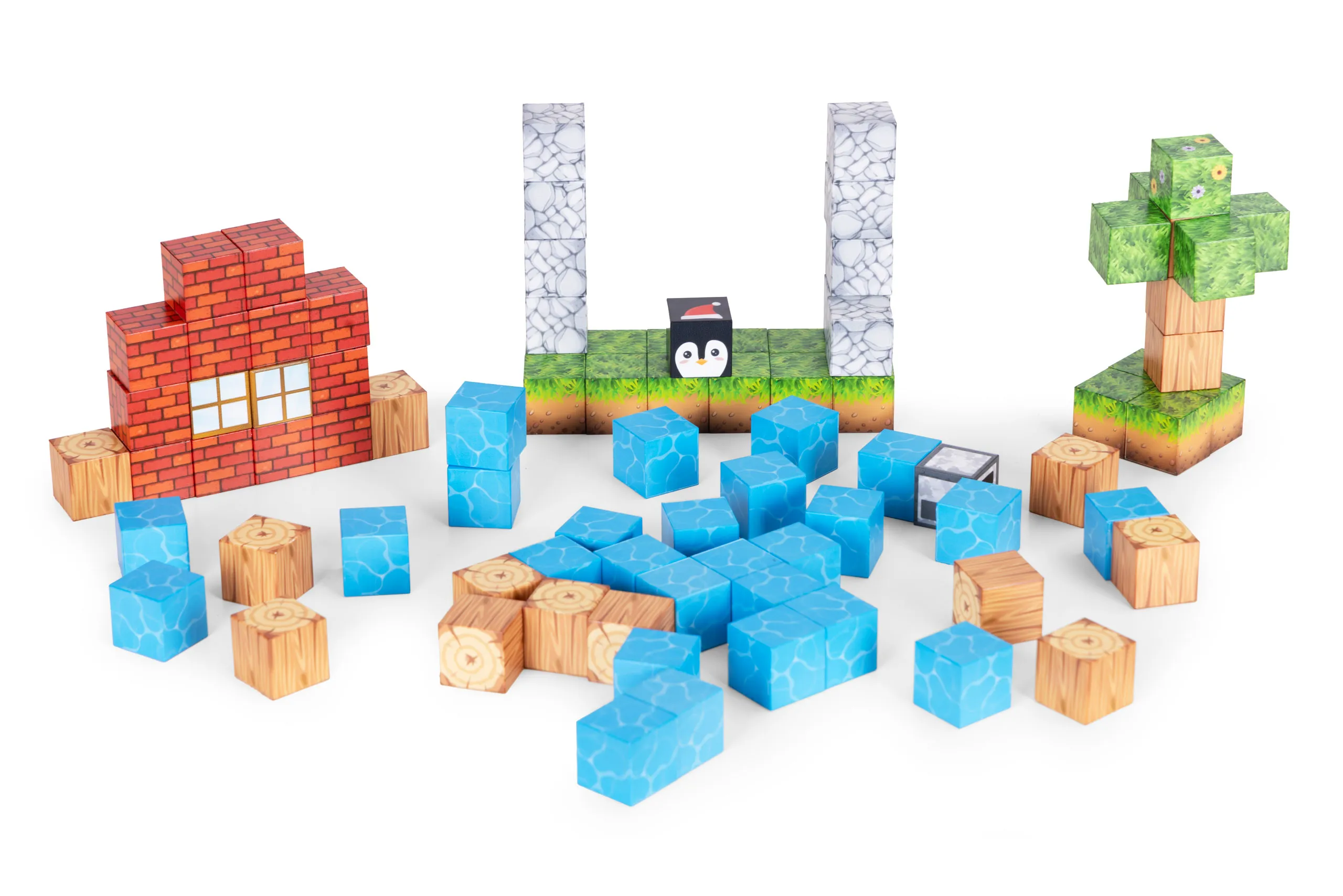 set magnetskih građevnih kocki za djecu – 87 komada (kocke) - slika 6