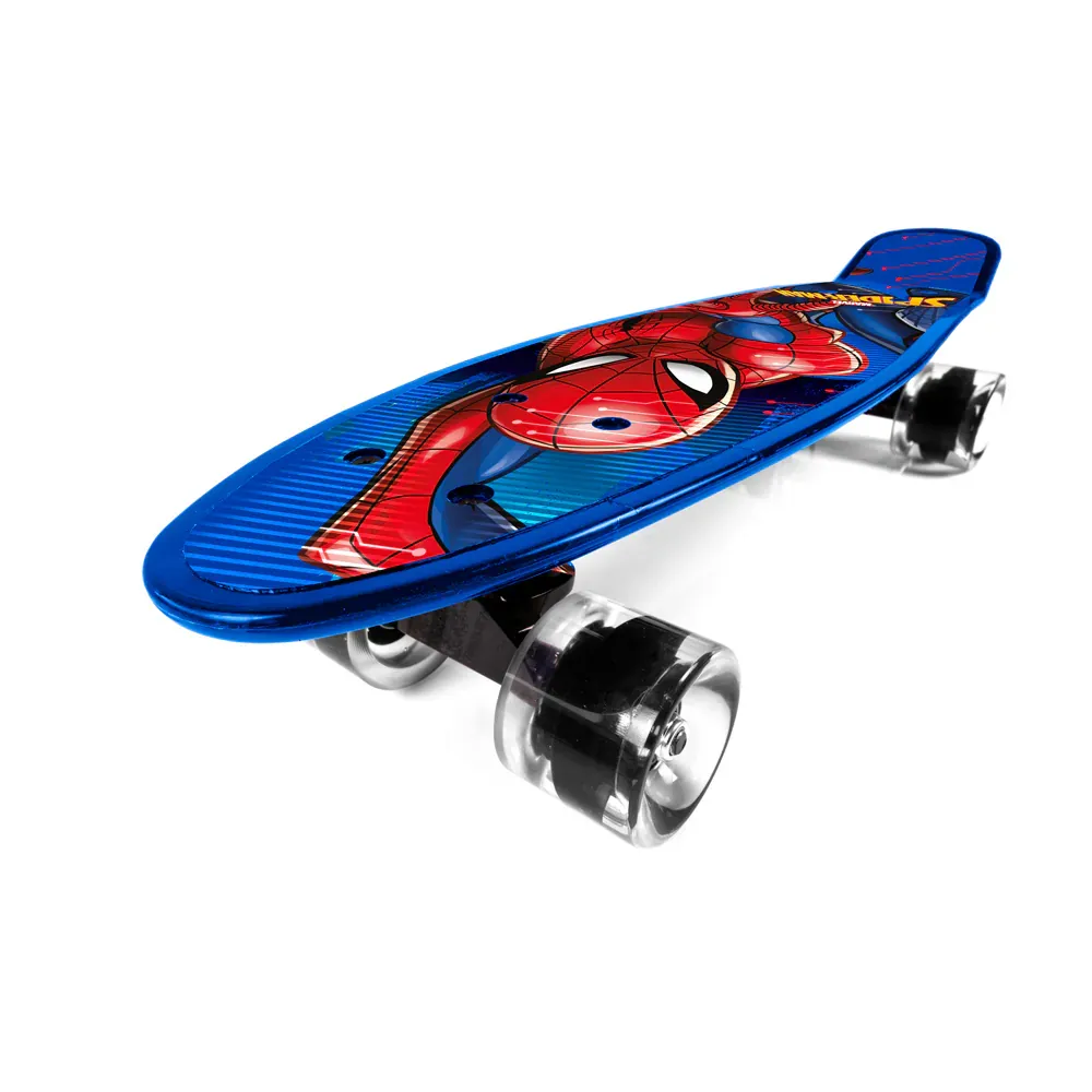 dječji skateboard spiderman plavi - slika 6