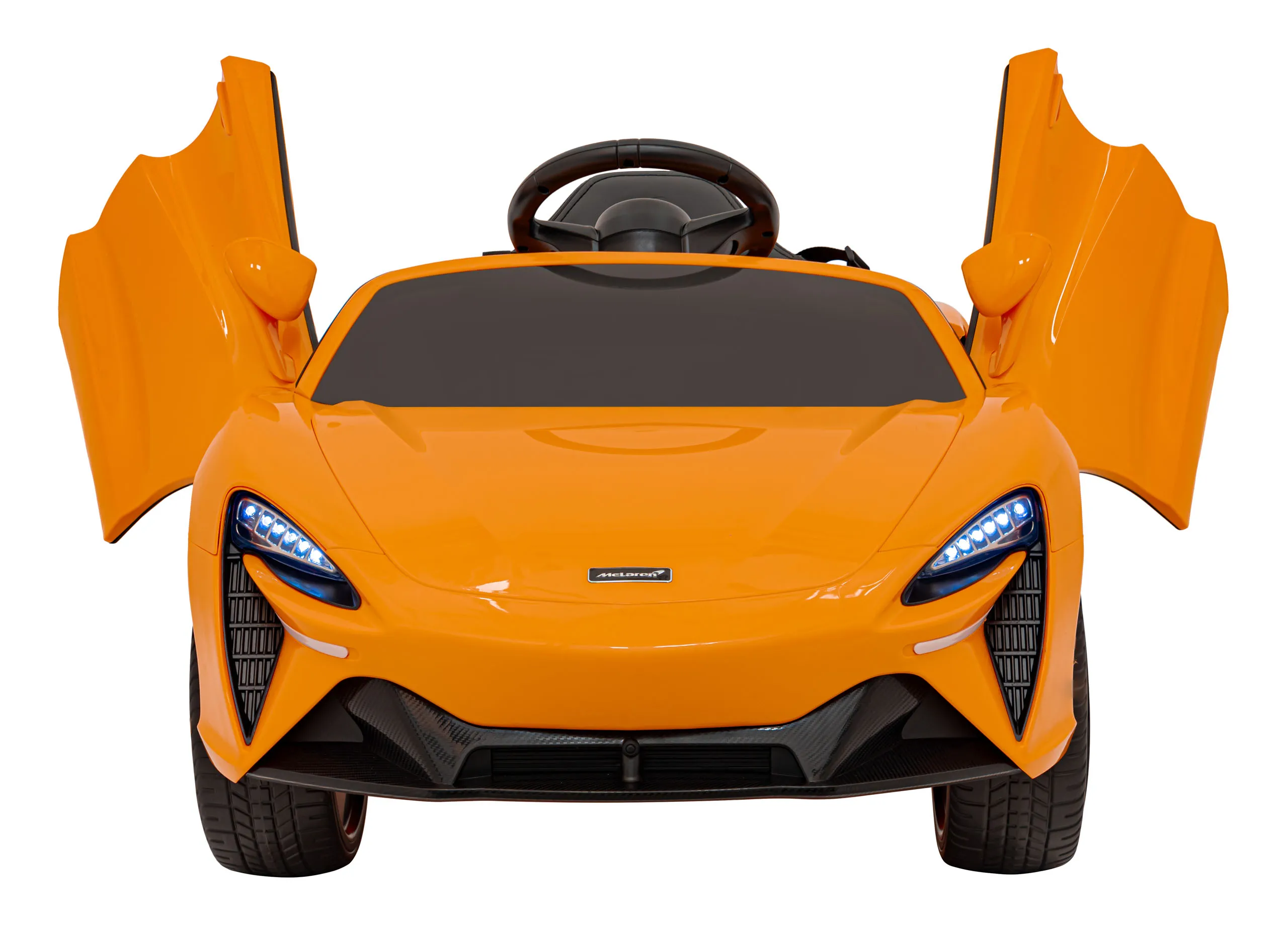 mclaren artura, auto na akumulator, narančasti - slika 8