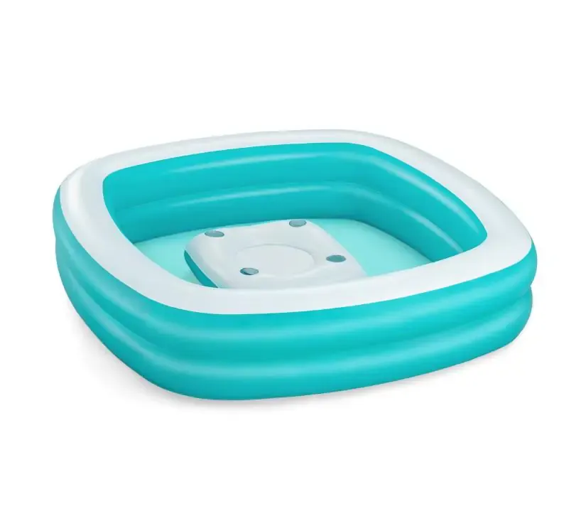 bestway bazen 218x218x48cm + plutajući stol - slika 2