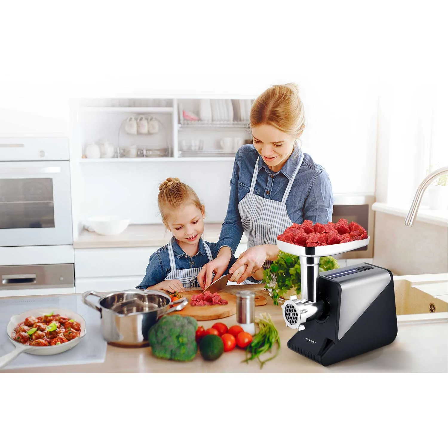 stroj za mljevenje mesa bd-602 berdsen 800/2000w - slika 9