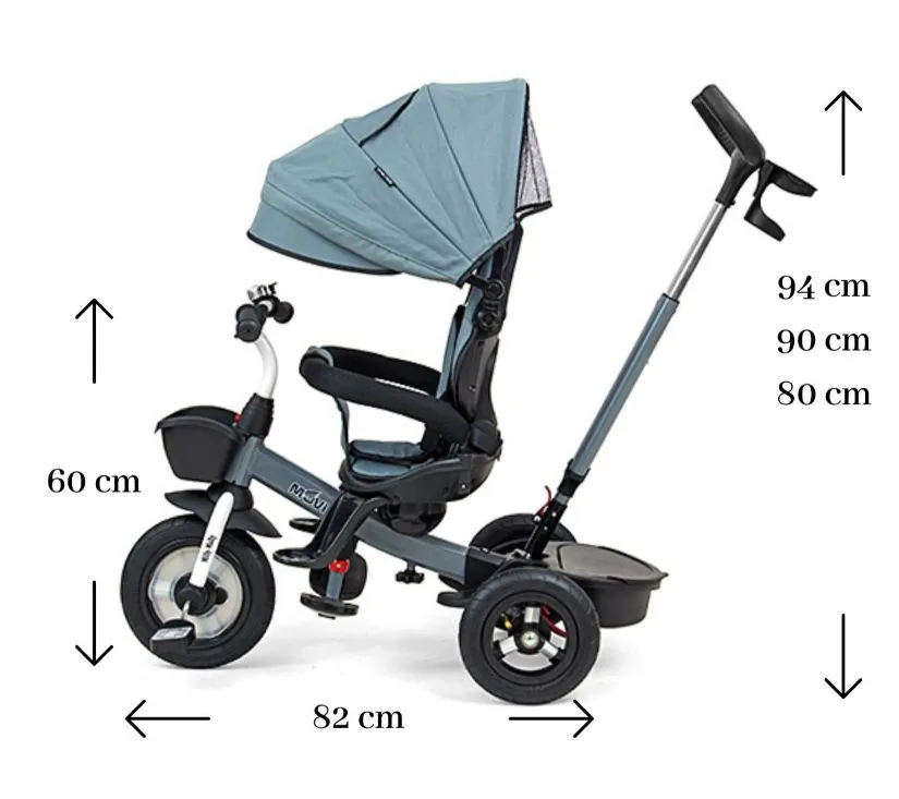 dječji tricikl movi sivi - slika 4