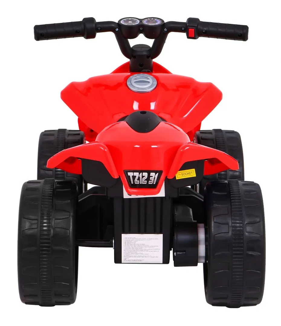 quad na akumulator, little monster crveni - slika 7