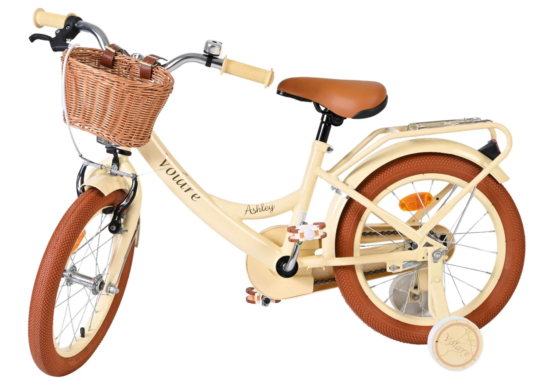 volare dječji bicikl ashley 16″ krem boje - slika 9