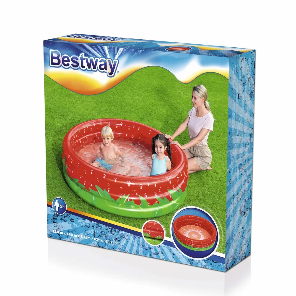 bestway 51145 dječji bazen jagoda 160x38cm - slika 9