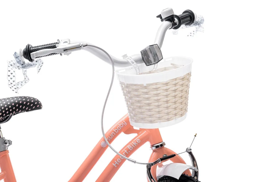 dječji bicikl 14" heart bike boja breskve - slika 6