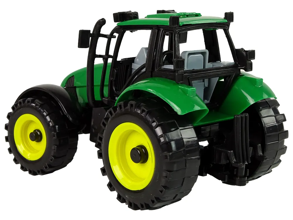 zeleni traktor s haubom na otvaranje - slika 4