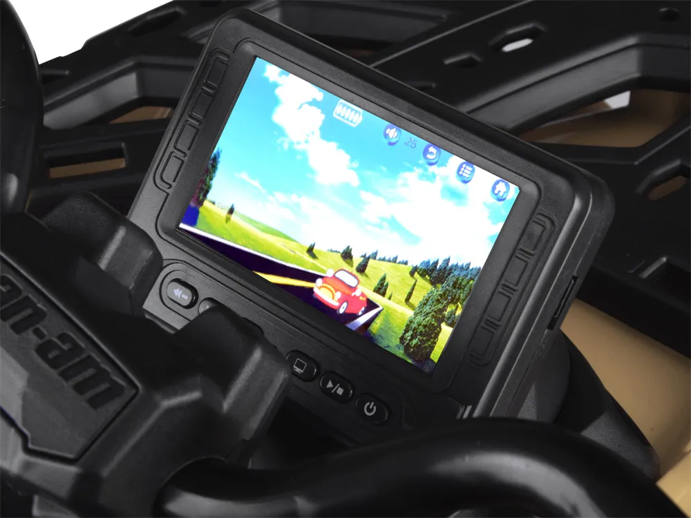 dječji quad na baterije za 2 osobe can-am outlander 4x4 led panel pa0326 - slika 8