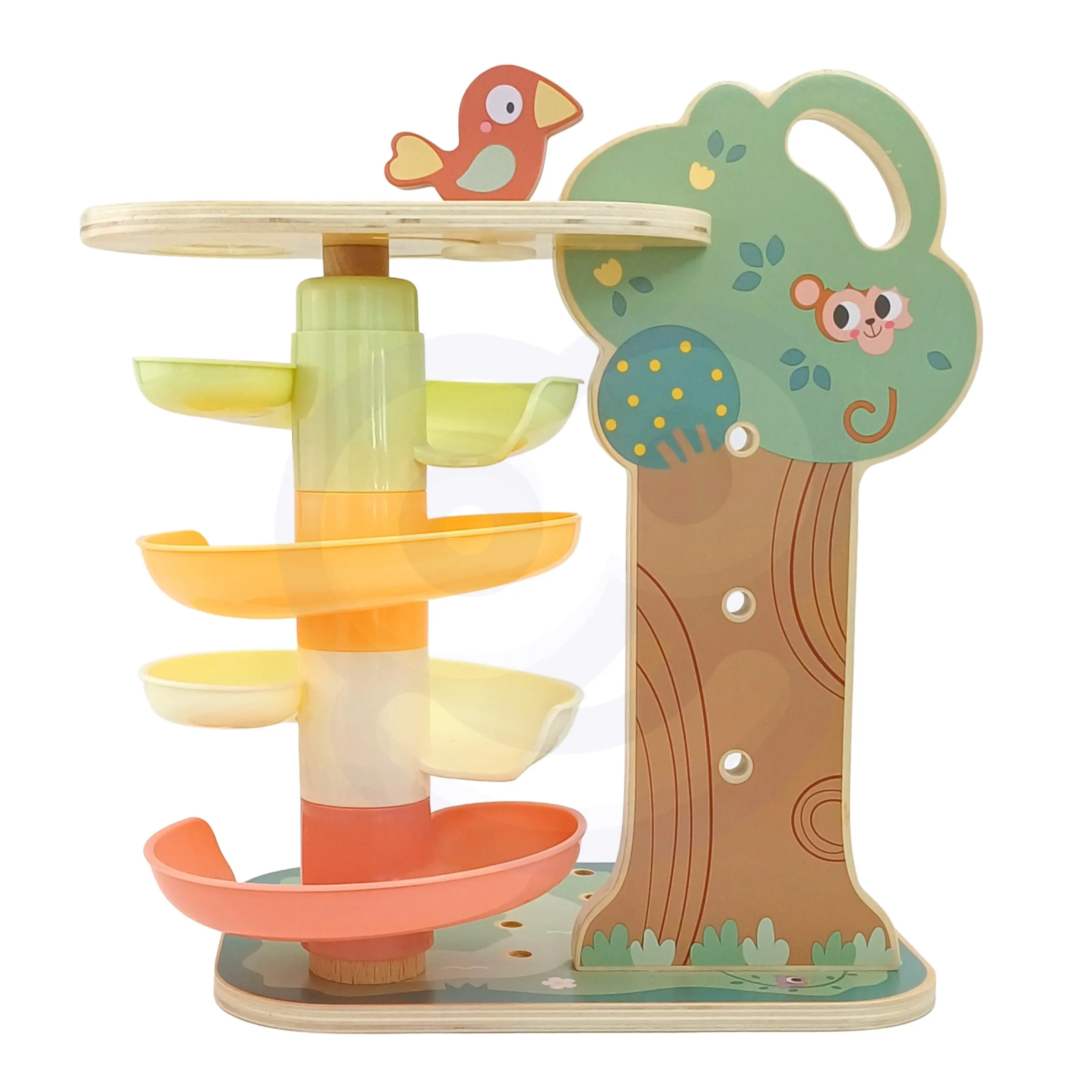 woopie green drvo aktivnosti s kulodromom montessori 4u1 - slika 6