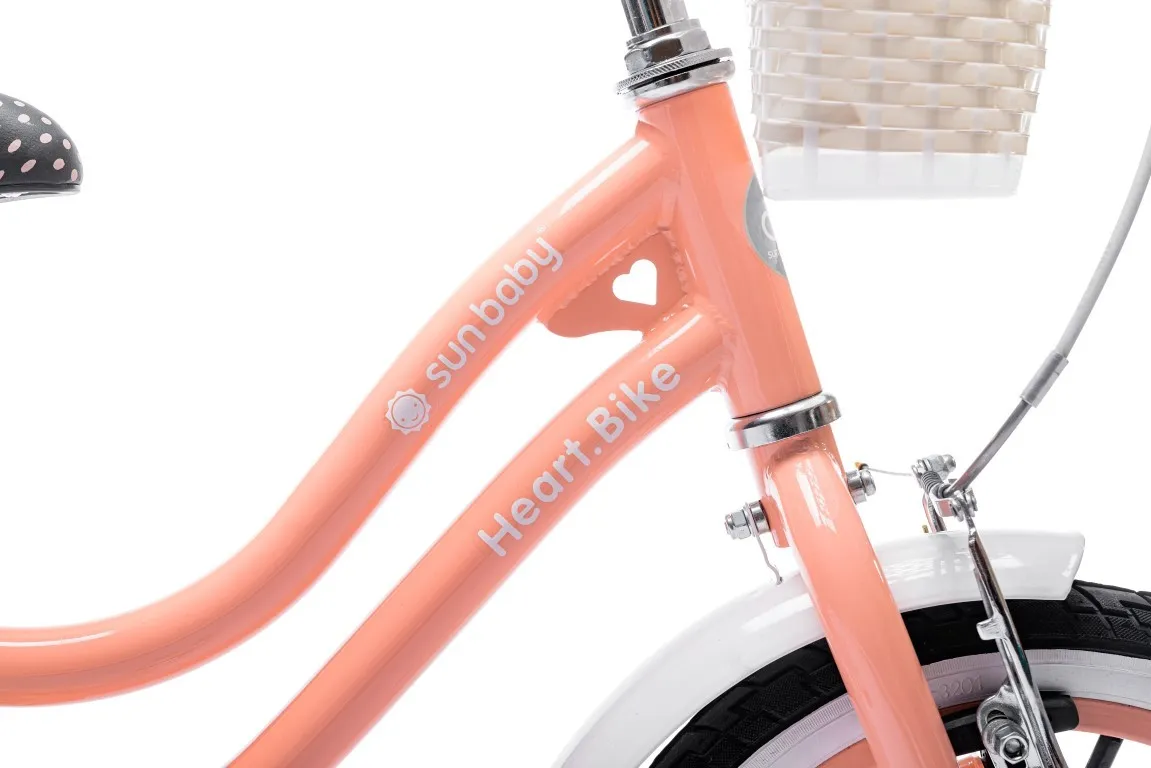 dječji bicikl 12" heart bike boja breskve - slika 4