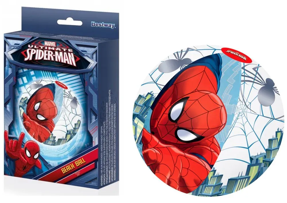 bestway lopta na napuhavanje spiderman 51cm - slika 2