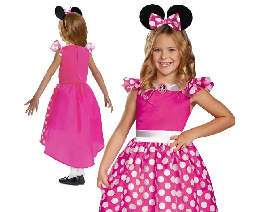 kostim za maškare minnie pink classic - minnie mouse , vel. s - slika 2