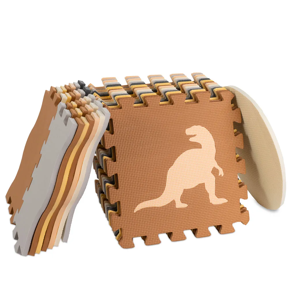 pjenasta puzzle podloga/ogradica za igru 36 elemenata dinosauri - slika 4