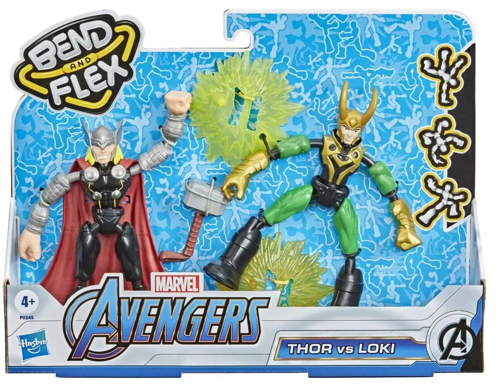 bend and flex thor i loki marvel - slika 2