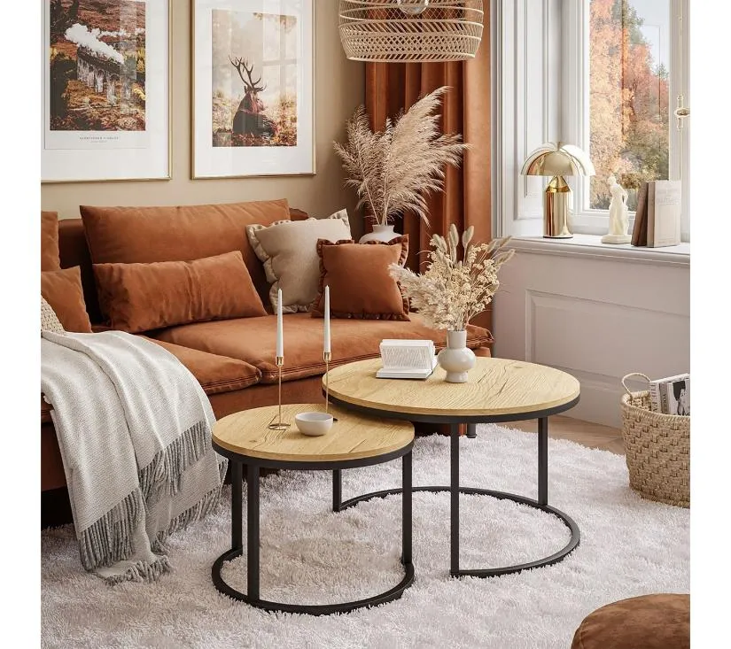 modernhome set od 2 stola za dnevni boravak - slika 3