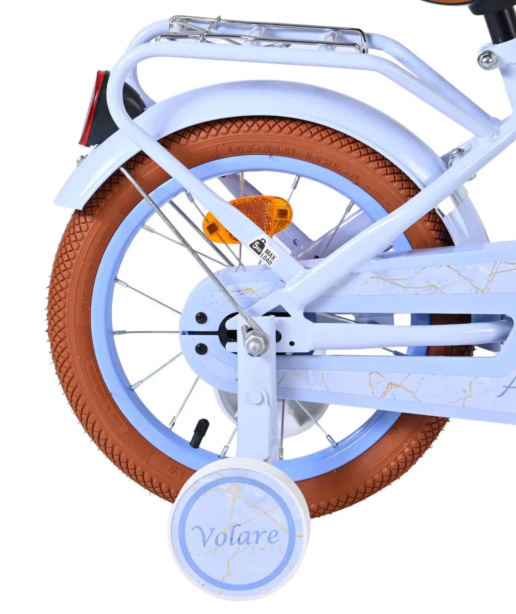 volare dječji bicikl ashley 14″ pastelno plave boje - slika 3