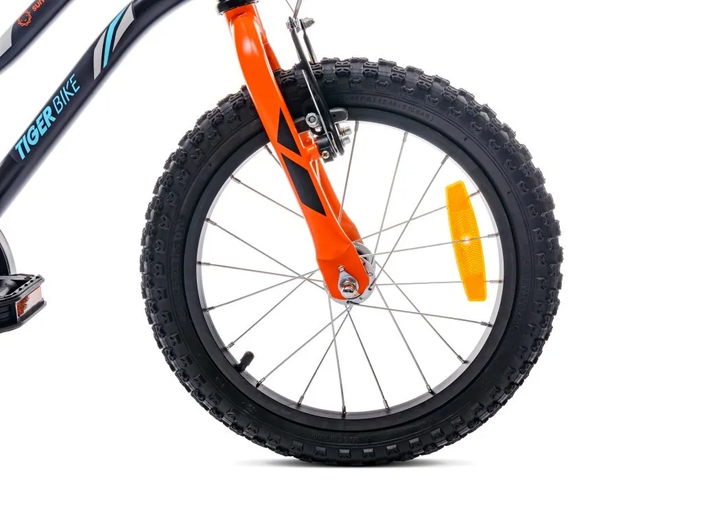 dječji bicikl guralica tiger 16" crni-narančasti-tirkizni - slika 7