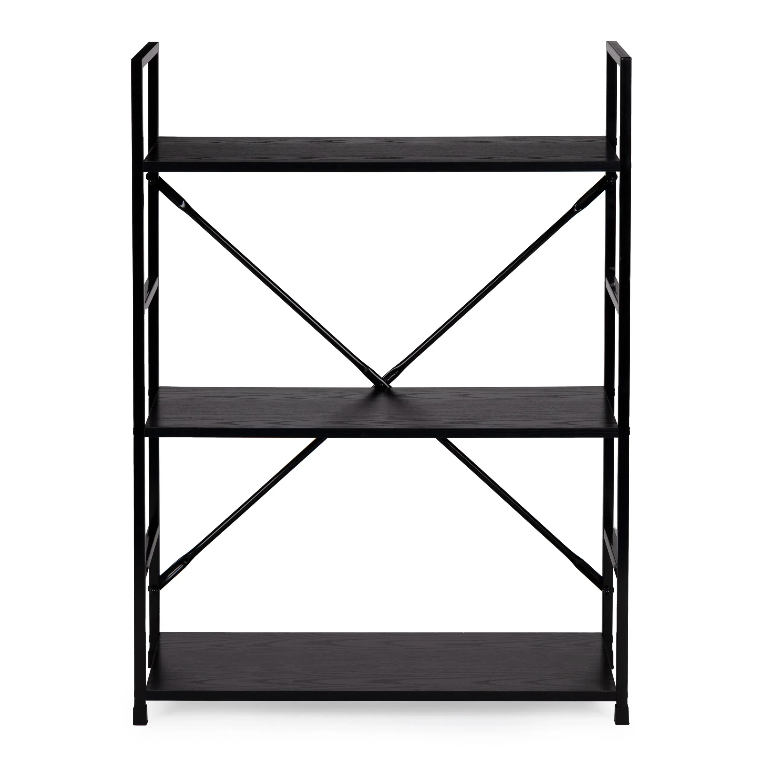 modernhome loft police za knjige, 3 razine - slika 2