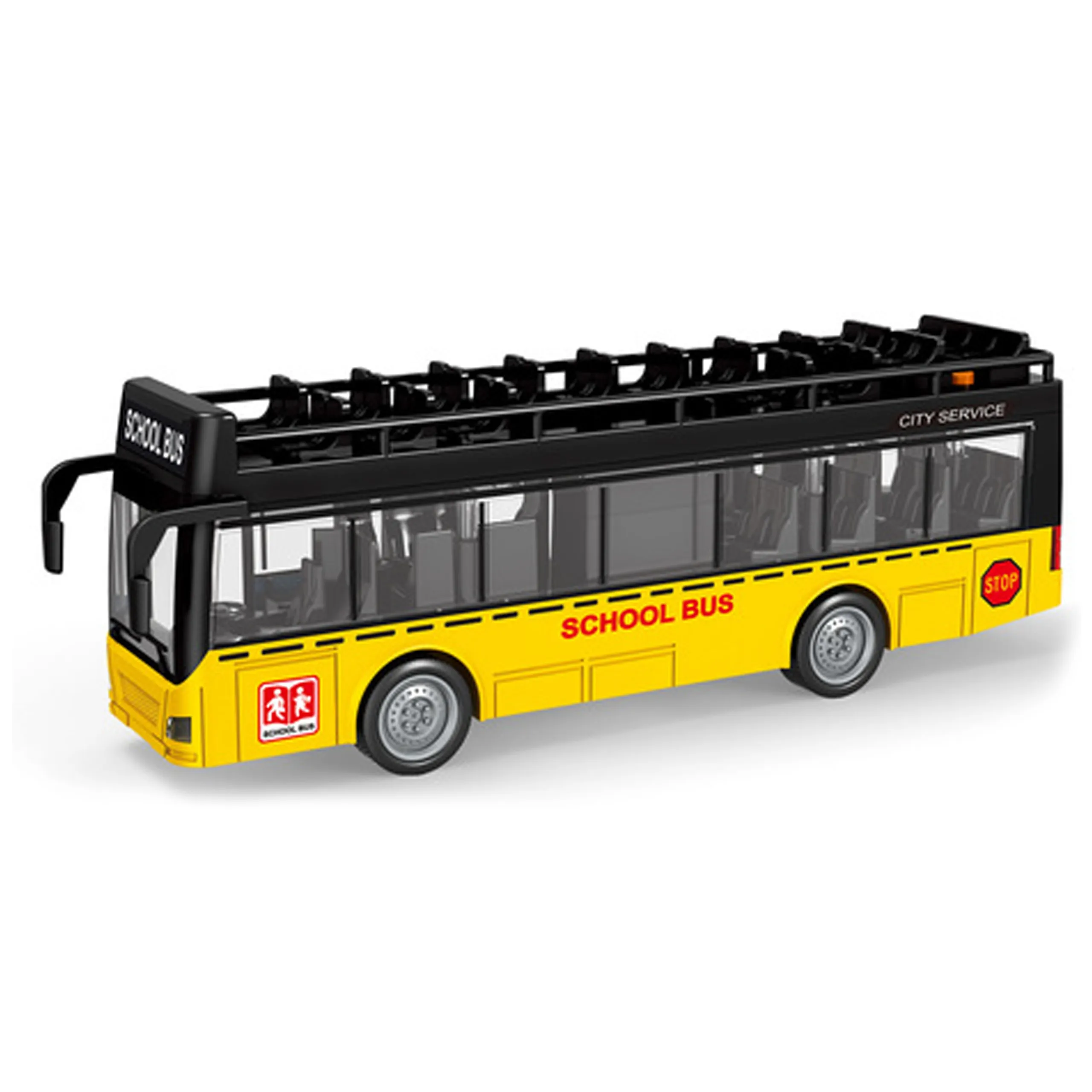 woopie autobus s svjetlosnim zvukovima na frikcijski pogon 1:16 - slika 3