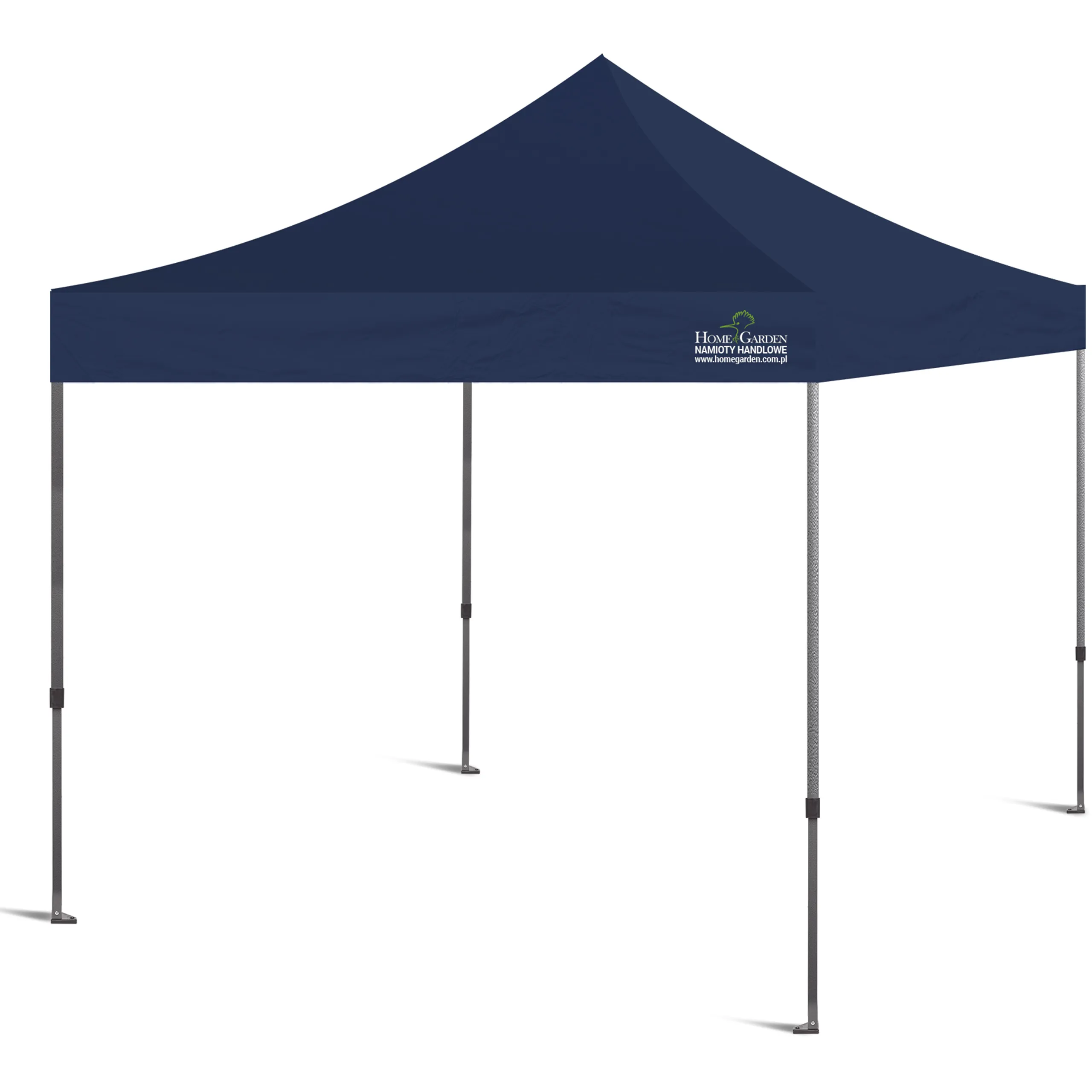 komercijalni šator 300 x 300 cm tamnoplave boje - slika 9