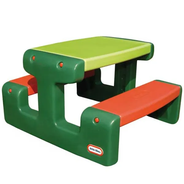 little tikes dječji piknik stol, zeleni - slika 3